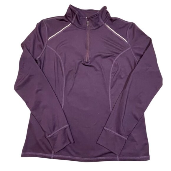 Xersion Jackets & Blazers - Xersion Women's Purple Lightweight Quarter Zip Pullover SIZE-LARGE